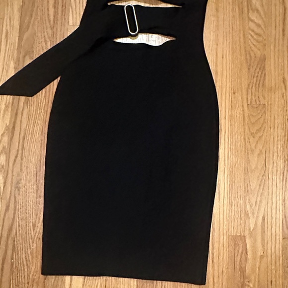 Alexander Wang Black Backless Dress with Cut-Outs - Picture 5 of 5